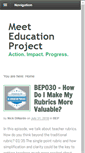 Mobile Screenshot of meeteducationproject.com